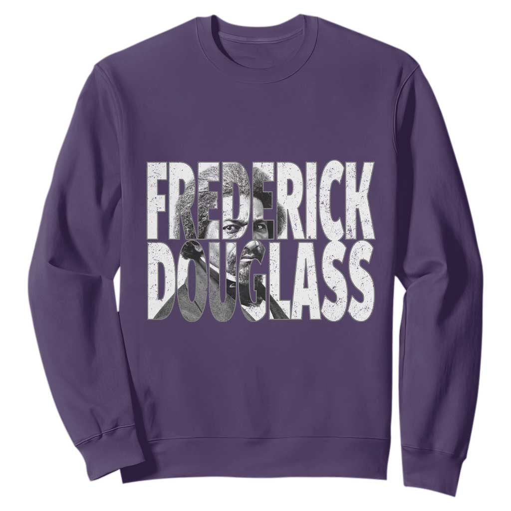 Frederick Douglass Sweatshirt Black History Month TS14 Purple Print Your Wear