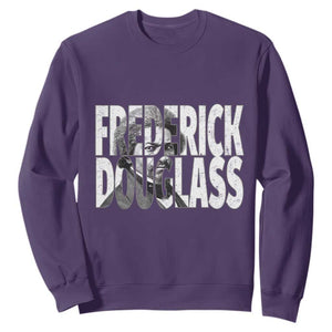Frederick Douglass Sweatshirt Black History Month TS14 Purple Print Your Wear
