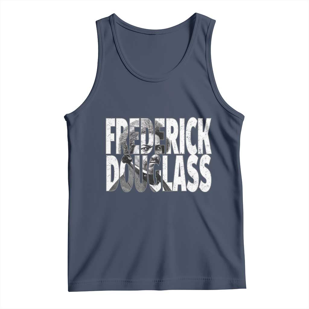 Frederick Douglass Tank Top Black History Month TS14 Navy Print Your Wear
