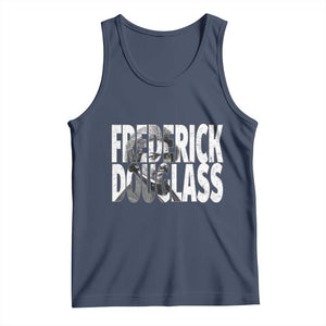 Frederick Douglass Tank Top Black History Month TS14 Navy Print Your Wear