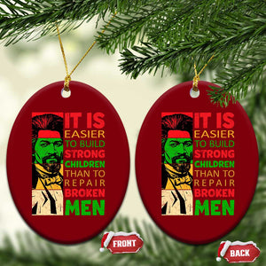 Frederick Douglass Pride Quote Ceramic Ornament Black History Month TS14 Print Your Wear