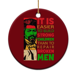 Frederick Douglass Pride Quote Ceramic Ornament Black History Month TS14 1pc Red Print Your Wear