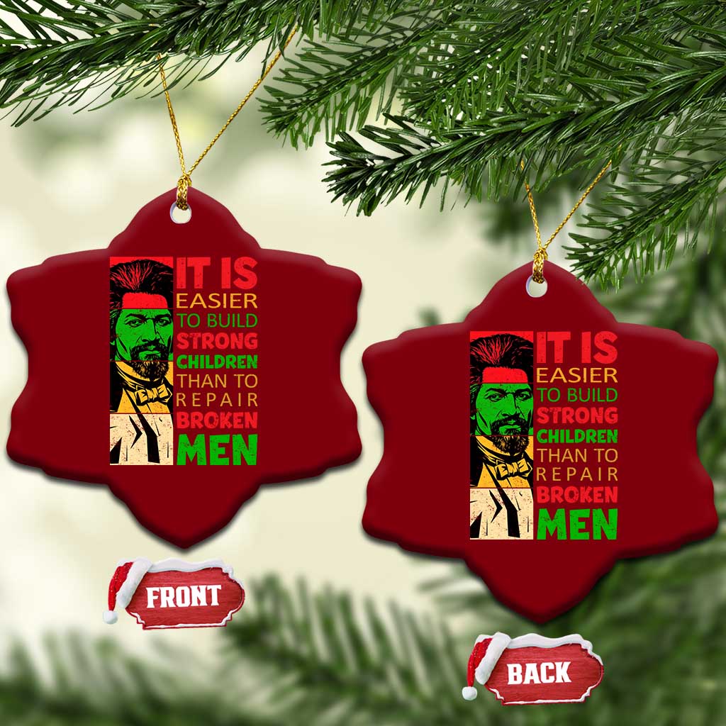 Frederick Douglass Pride Quote Ceramic Ornament Black History Month TS14 Print Your Wear
