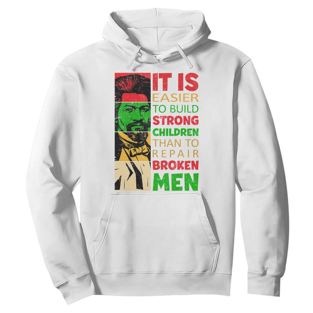 Frederick Douglass Pride Quote Hoodie Black History Month TS14 White Print Your Wear
