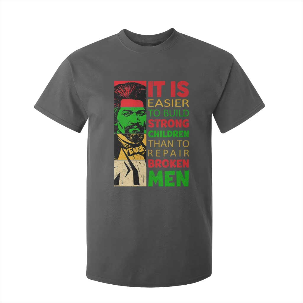 Frederick Douglass Pride Quote T Shirt For Kid Black History Month TS14 Dark Heather Print Your Wear