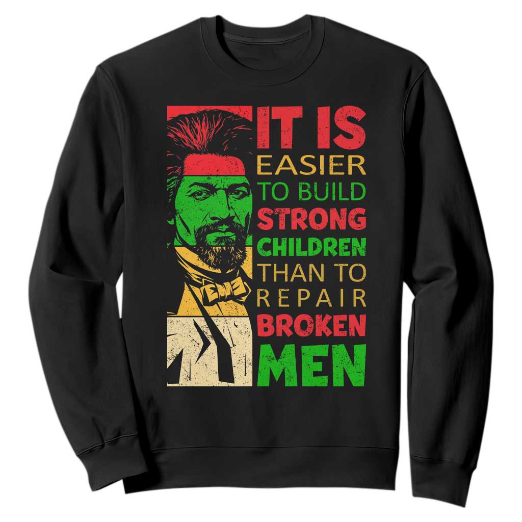 Frederick Douglass Pride Quote Sweatshirt Black History Month TS14 Black Print Your Wear