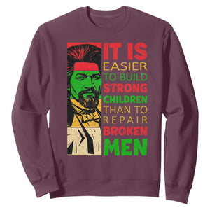 Frederick Douglass Pride Quote Sweatshirt Black History Month TS14 Maroon Print Your Wear