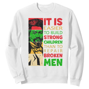 Frederick Douglass Pride Quote Sweatshirt Black History Month TS14 White Print Your Wear
