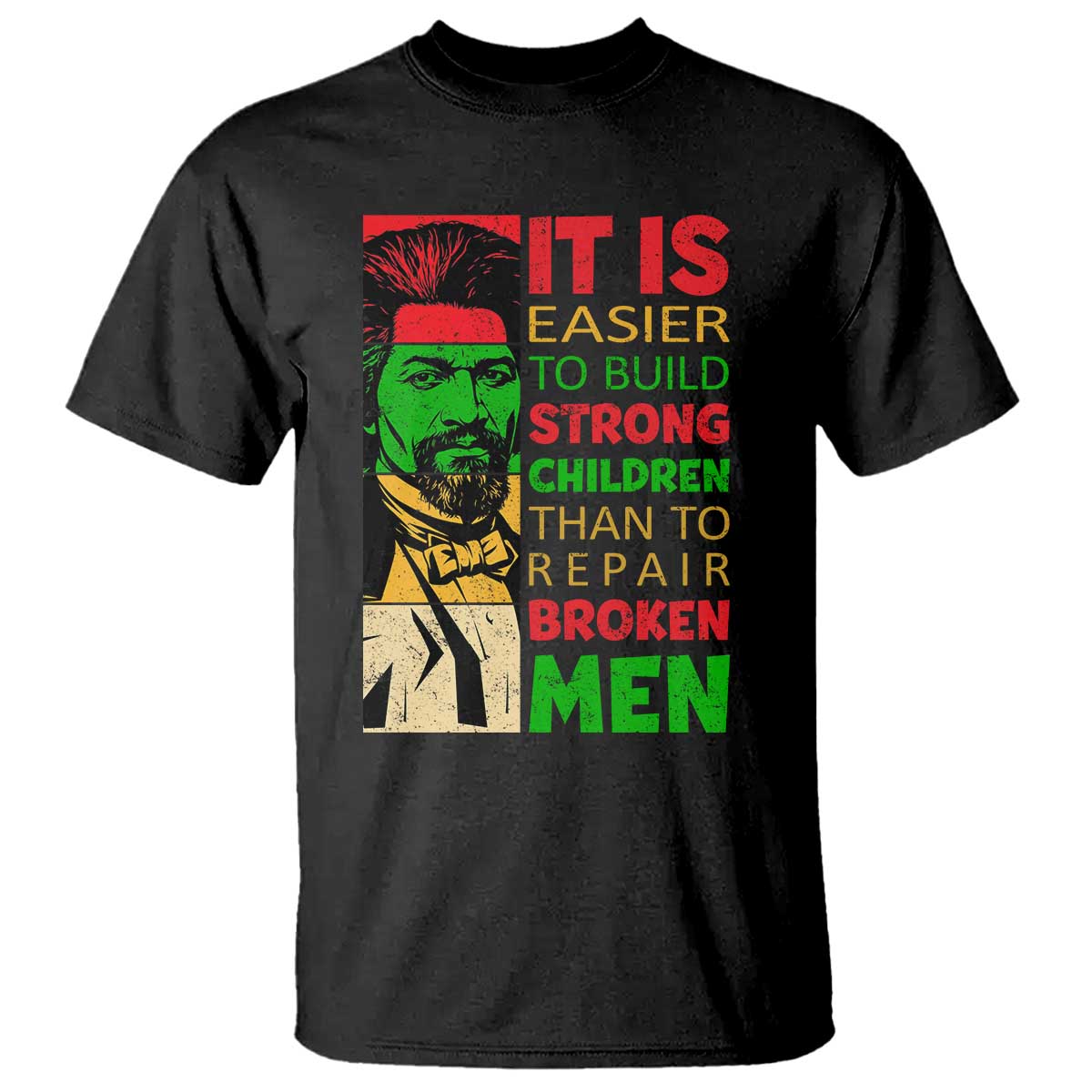 Frederick Douglass Pride Quote T Shirt Black History Month TS14 Black Print Your Wear