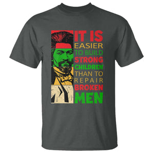 Frederick Douglass Pride Quote T Shirt Black History Month TS14 Dark Heather Print Your Wear