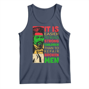 Frederick Douglass Pride Quote Tank Top Black History Month TS14 Navy Print Your Wear