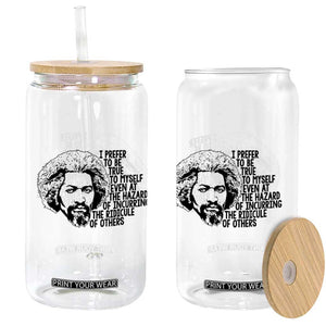 Frederick Douglass Pride Quote Glass Can TS14 Print Your Wear