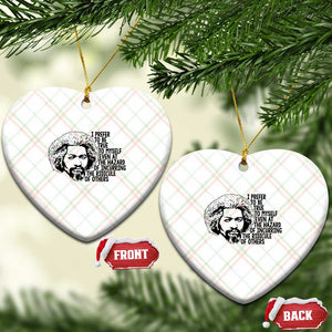 Frederick Douglass Pride Quote Ceramic Ornament TS14 Print Your Wear