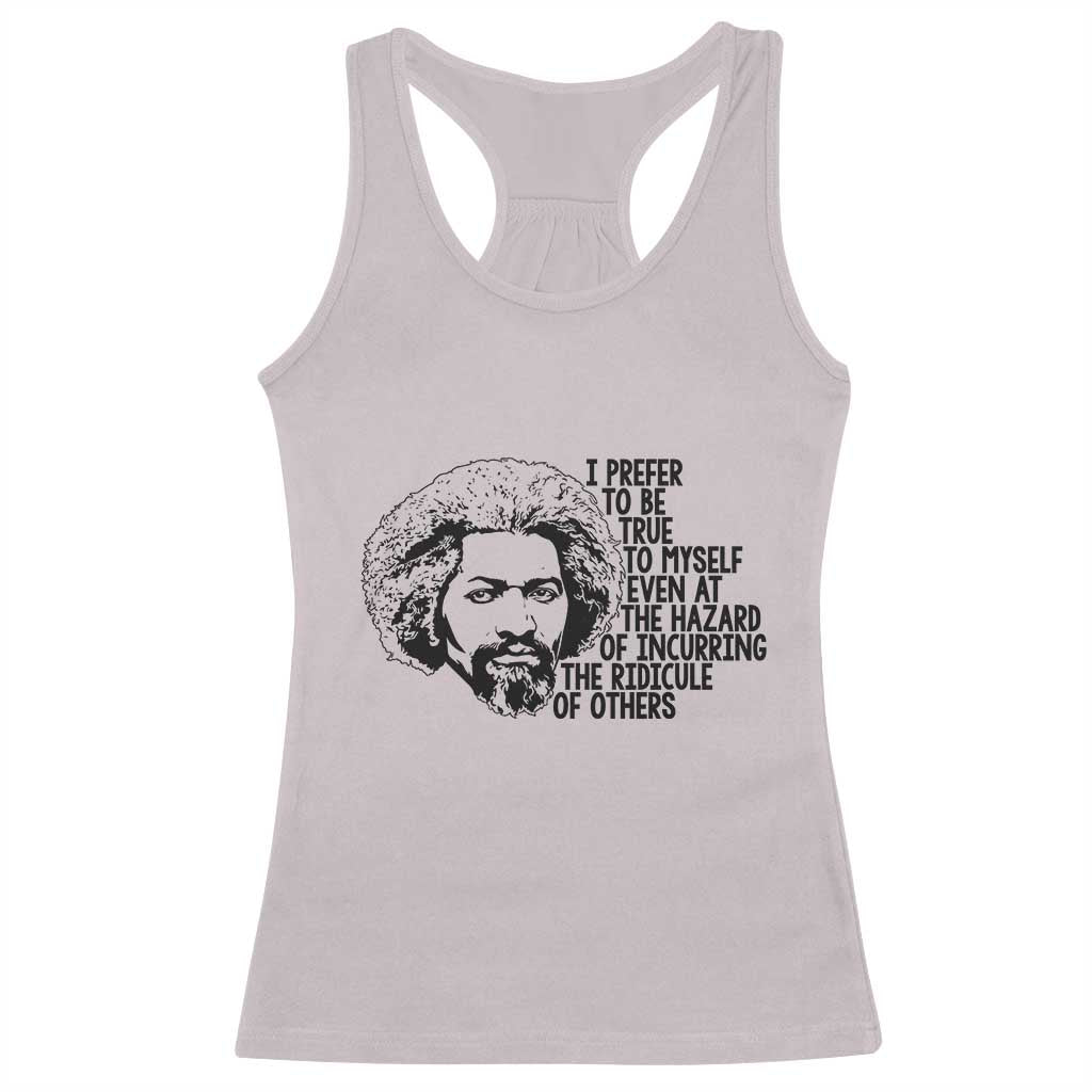 Frederick Douglass Pride Quote Racerback Tank Top TS14 Ice Gray Print Your Wear