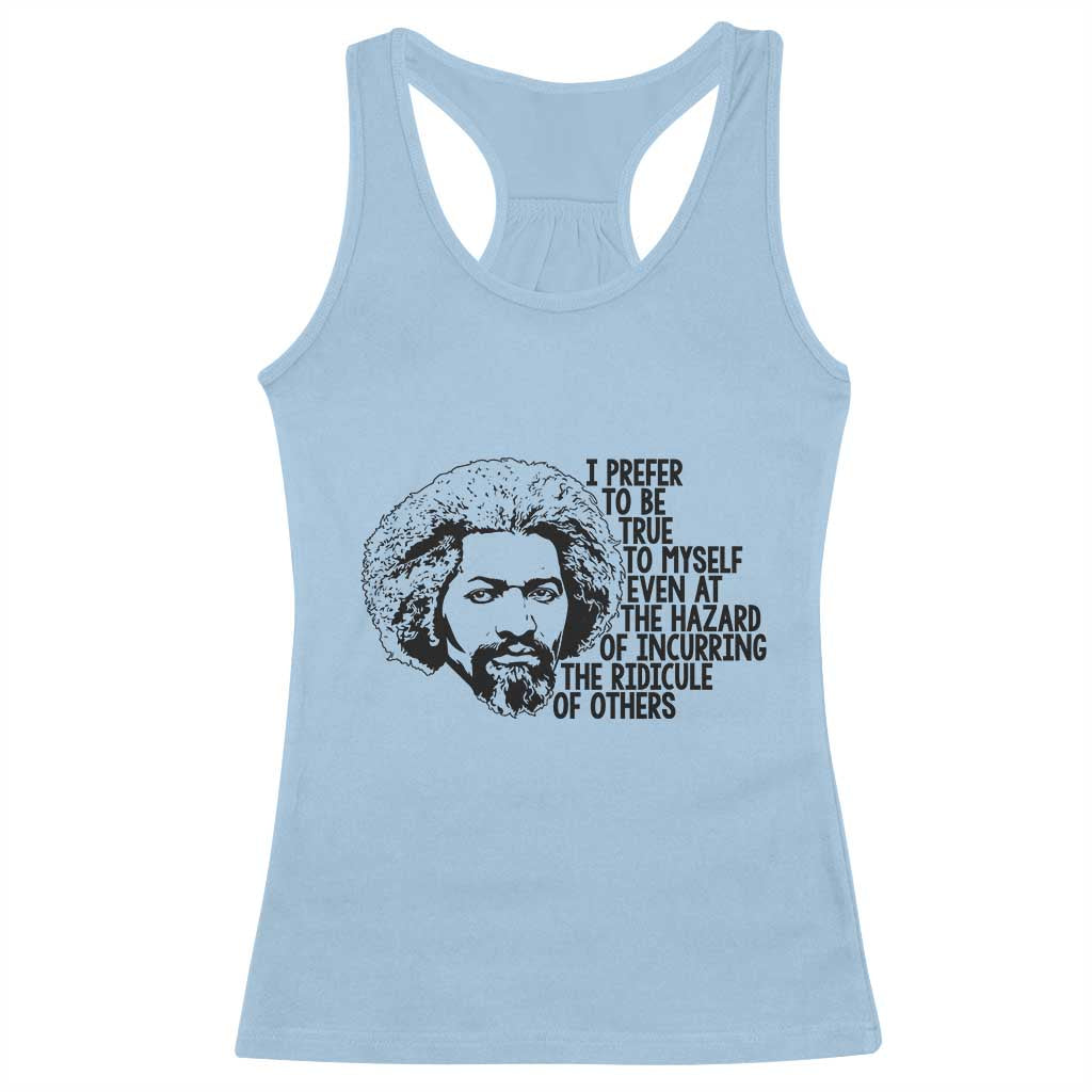 Frederick Douglass Pride Quote Racerback Tank Top TS14 Light Blue Print Your Wear