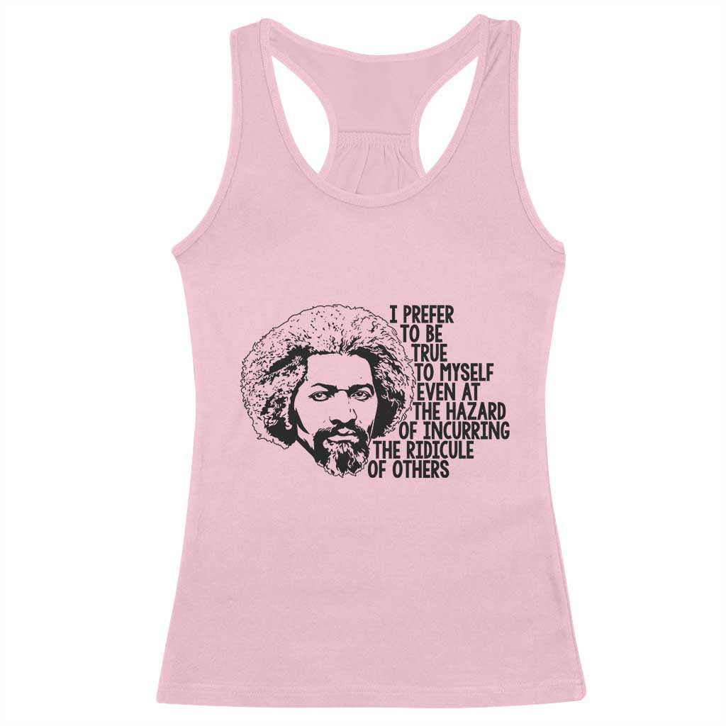 Frederick Douglass Pride Quote Racerback Tank Top TS14 Light Pink Print Your Wear