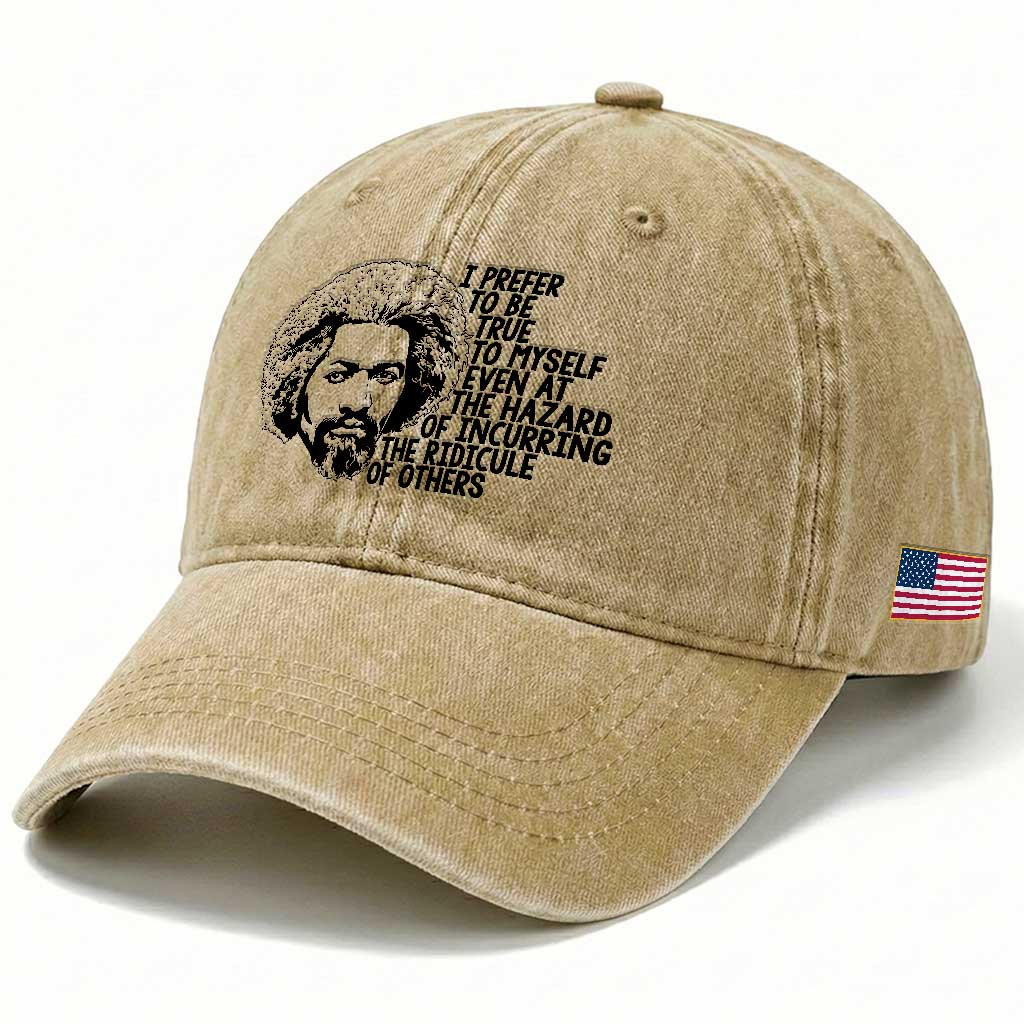 Frederick Douglass Pride Quote Washed Cotton Baseball Cap TS14 Print Your Wear