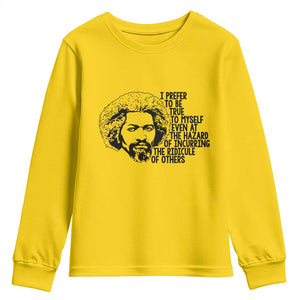 Frederick Douglass Pride Quote Youth Sweatshirt TS14 Daisy Print Your Wear