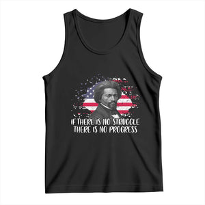 Frederick Douglass American Flag Tank Top Is There Is No Struggle There Is No Progress TS14 Black Print Your Wear