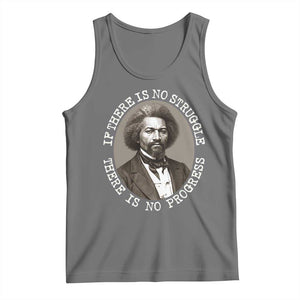 Frederick Douglass Pride Quote Tank Top Is There Is No Struggle There Is No Progress TS14 Black Heather Print Your Wear