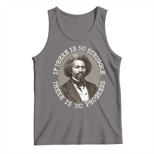 Frederick Douglass Pride Quote Tank Top Is There Is No Struggle There Is No Progress TS14 Deep Heather Print Your Wear