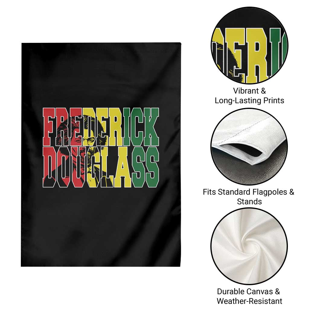 Frederick Douglass Garden Flag Pan African Flag Black History Month TS14 Print Your Wear