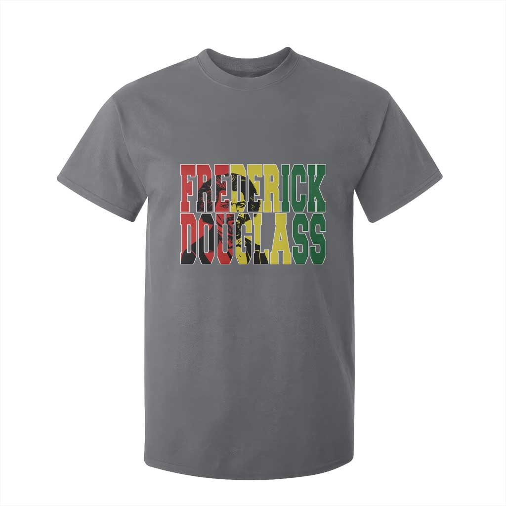 Frederick Douglass T Shirt For Kid Pan African Flag Black History Month TS14 Charcoal Print Your Wear