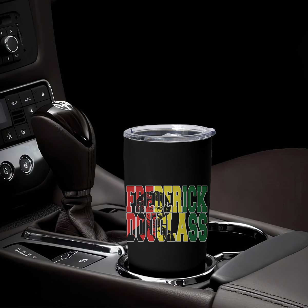 Frederick Douglass Tumbler Cup Pan African Flag Black History Month TS14 Print Your Wear