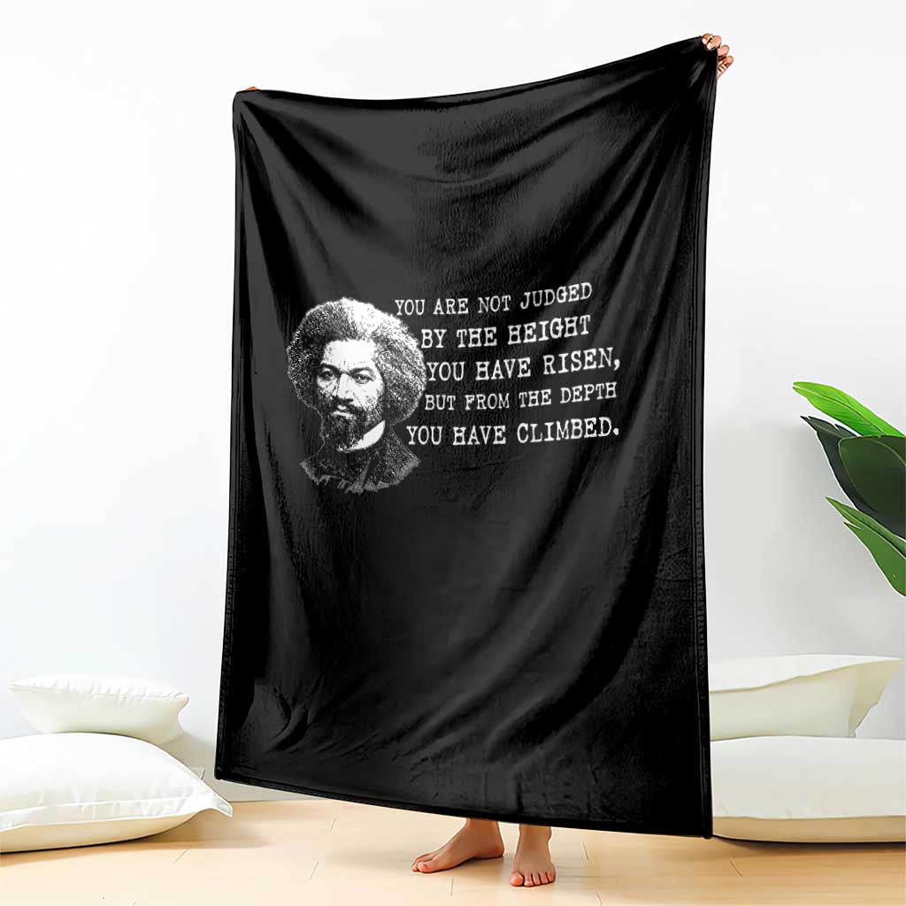 Frederick Douglass Quote Throw Blanket Black History Month TS14 Print Your Wear