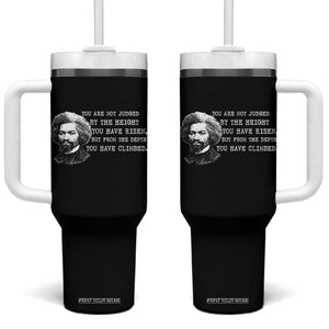 Frederick Douglass Quote Tumbler With Handle Black History Month TS14 One Size: 40 oz Black Print Your Wear