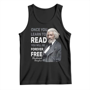 Frederick Douglass Freedom Quote Tank Top Once You Learn to Read TS14 Black Print Your Wear
