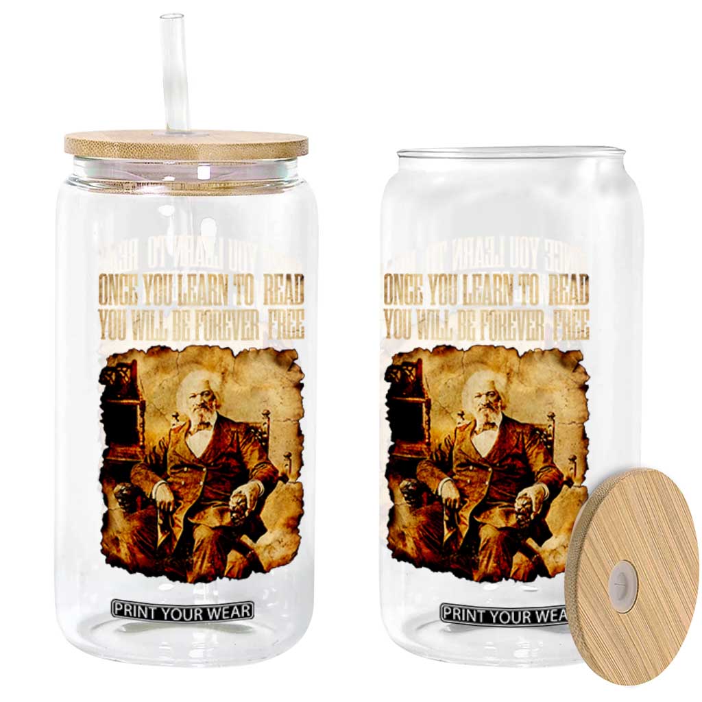 Frederick Douglass Quote Glass Can Once You Learn to Read TS14 Print Your Wear