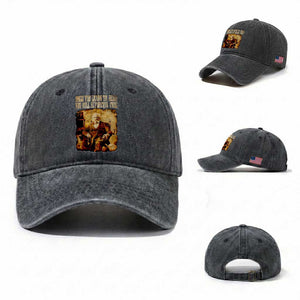 Frederick Douglass Quote Washed Cotton Baseball Cap Once You Learn to Read TS14 Washed Cap Universal Fit Dark Gray Print Your Wear