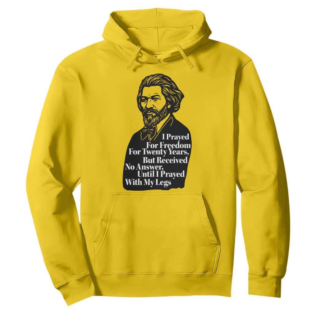 Frederick Douglass Inspirational Quote Hoodie Black History Month TS14 Daisy Print Your Wear