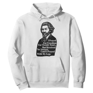 Frederick Douglass Inspirational Quote Hoodie Black History Month TS14 White Print Your Wear