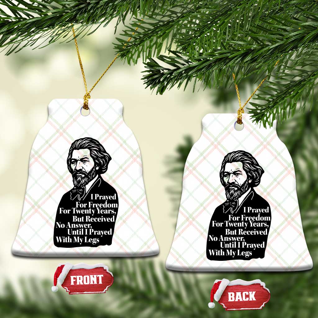 Frederick Douglass Inspirational Quote Ceramic Ornament Black History Month TS14 Print Your Wear