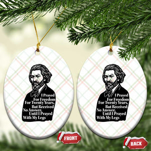 Frederick Douglass Inspirational Quote Ceramic Ornament Black History Month TS14 Print Your Wear