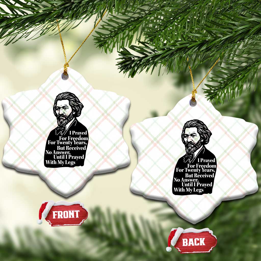 Frederick Douglass Inspirational Quote Ceramic Ornament Black History Month TS14 Print Your Wear