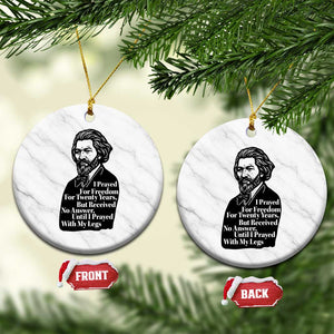 Frederick Douglass Inspirational Quote Ceramic Ornament Black History Month TS14 1pc White Marble Print Your Wear
