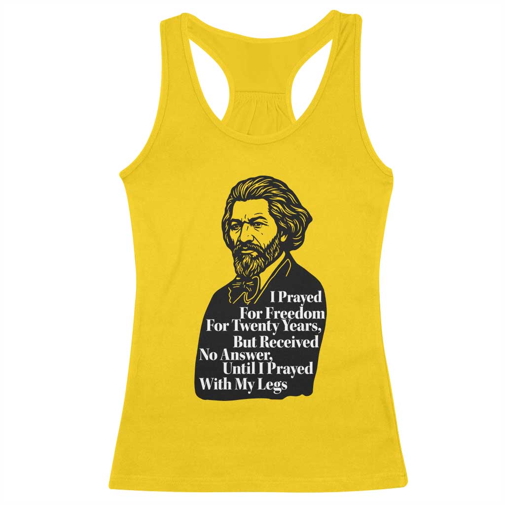 Frederick Douglass Inspirational Quote Racerback Tank Top Black History Month TS14 Daisy Print Your Wear