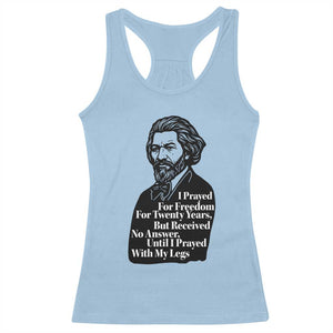 Frederick Douglass Inspirational Quote Racerback Tank Top Black History Month TS14 Light Blue Print Your Wear