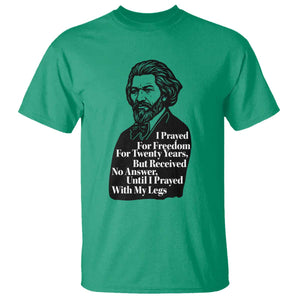 Frederick Douglass Inspirational Quote T Shirt Black History Month TS14 Irish Green Print Your Wear