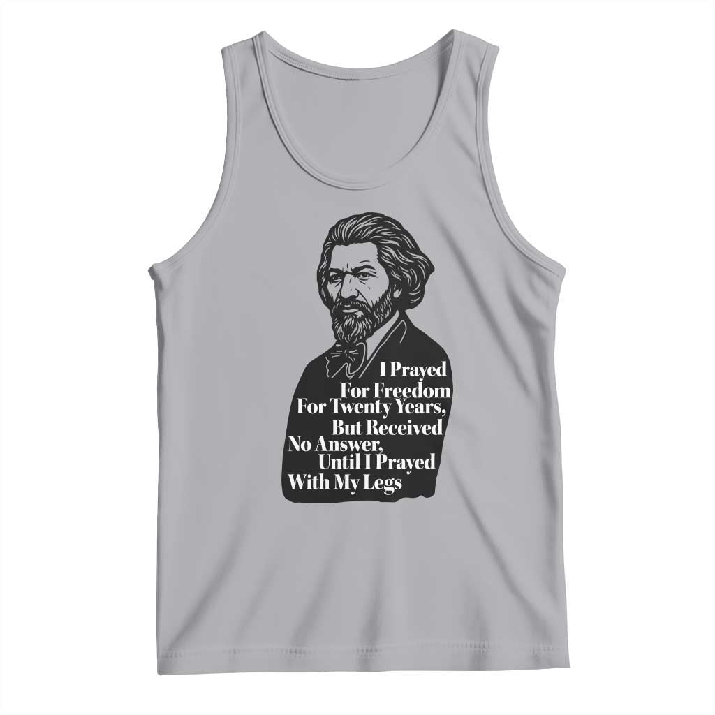 Frederick Douglass Inspirational Quote Tank Top Black History Month TS14 Athletic Heather Print Your Wear