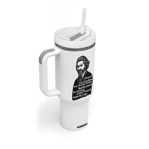Frederick Douglass Inspirational Quote Tumbler With Handle Black History Month TS14 Print Your Wear