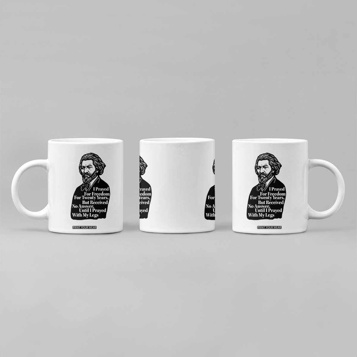 Frederick Douglass Inspirational Quote Coffee Mug Black History Month TS14 Print Your Wear
