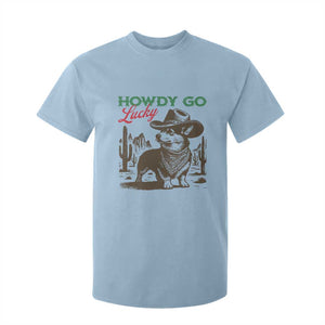 Howdy Go Lucky T Shirt For Kid Funny Corgi St Patrick's Day TS14 Light Blue Print Your Wear