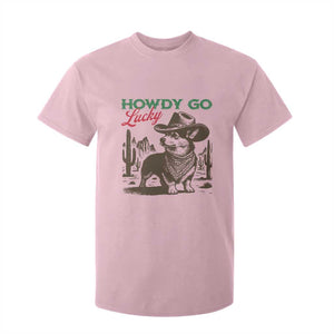 Howdy Go Lucky T Shirt For Kid Funny Corgi St Patrick's Day TS14 Light Pink Print Your Wear