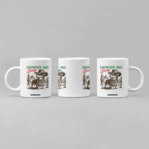 Howdy Go Lucky Coffee Mug Funny Corgi St Patrick's Day TS14 Print Your Wear