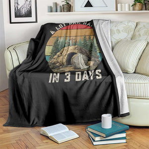 A Lot Can Happen in 3 Days Throw Blanket Christian Easter TS14 Print Your Wear