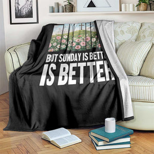 Friday is Good Sunday is Better Throw Blanket Christian Easter TS14 Print Your Wear